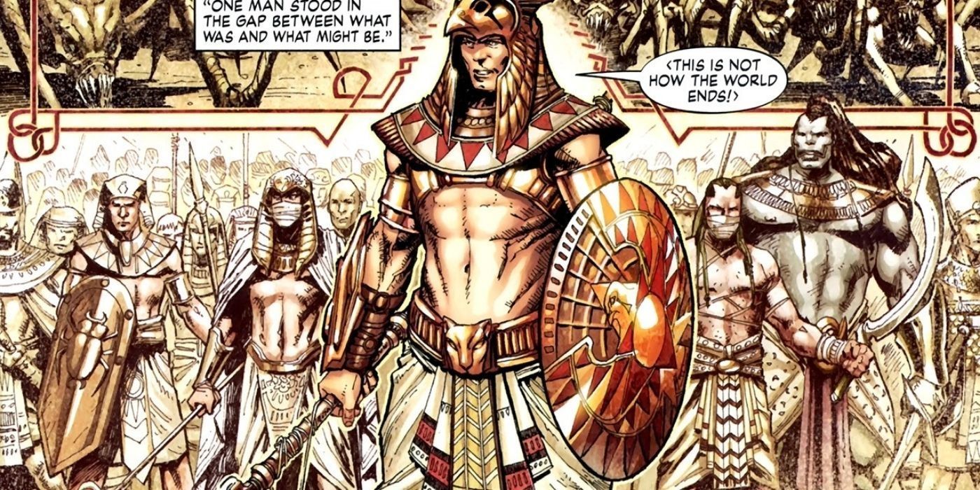 Apocalypse and the other founding members of SHIELD.
