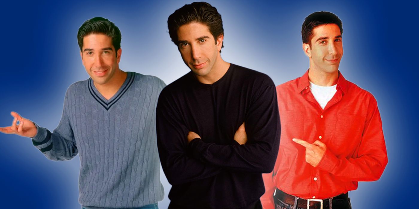David Schwimmer As Ross In Different Seasons 