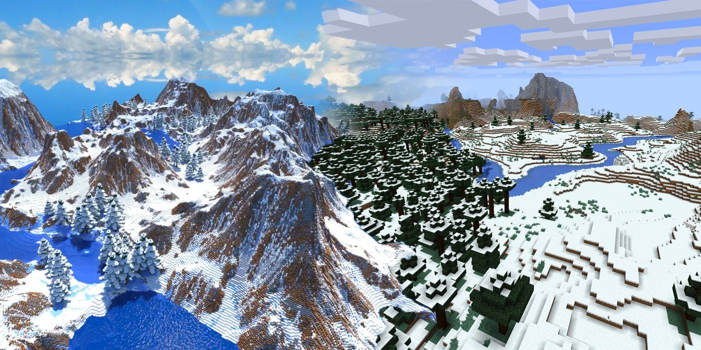 Minecraft snow seeds to generate the best winter world in update 1.20