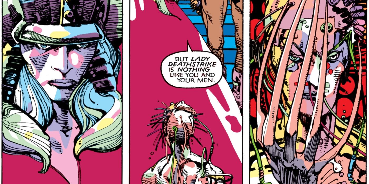 The creation of Wolverine villain Lady Deathstrike.