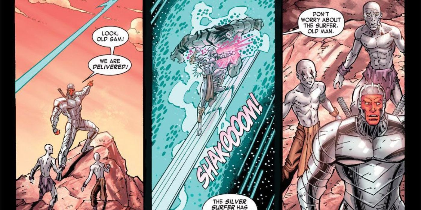 Sakaarans from Planet Hulk preparing for combat.