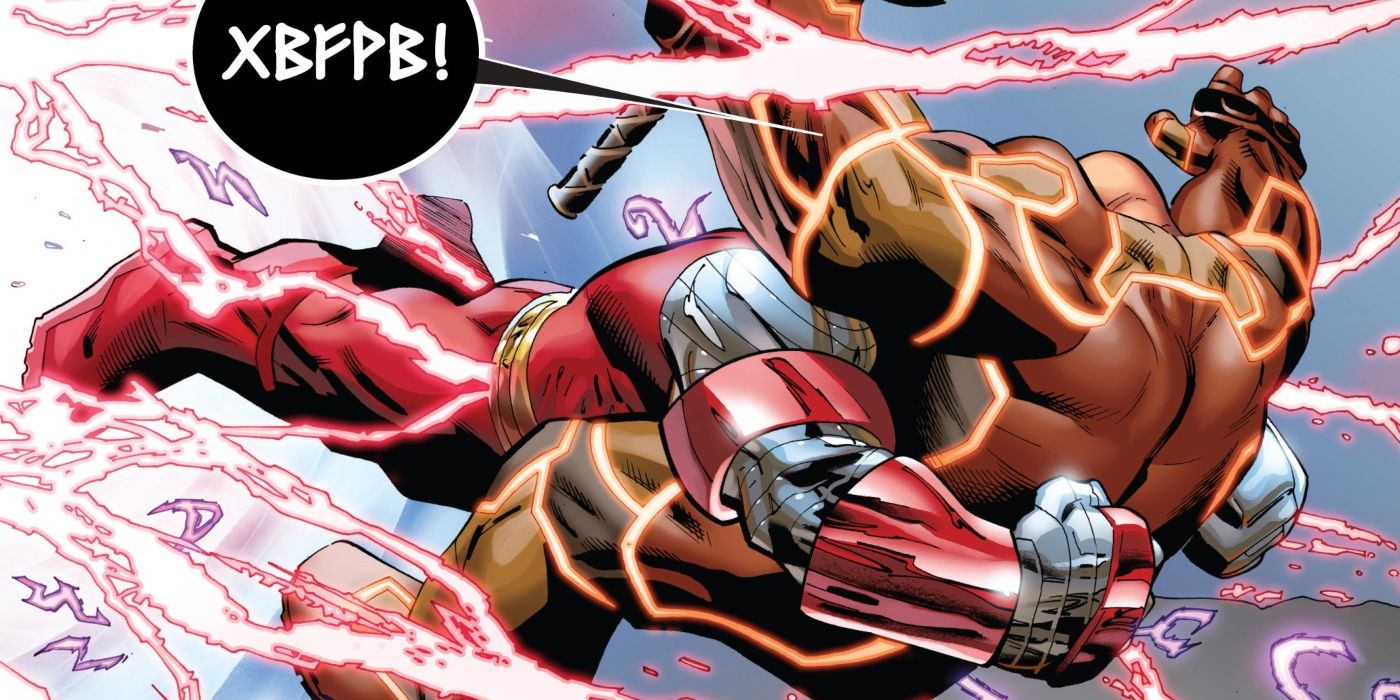 Colossus-Juggernaut fighting the original Juggernaut.