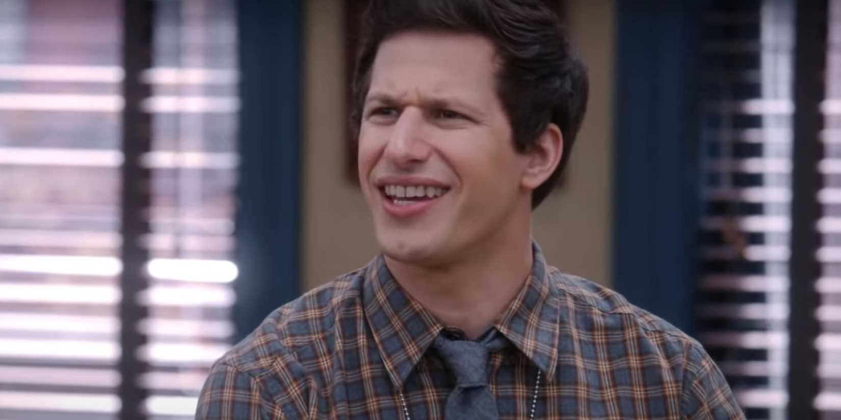 Andy Samberg as Jake Peralta Looking Confused in Brooklyn Nine-Nine