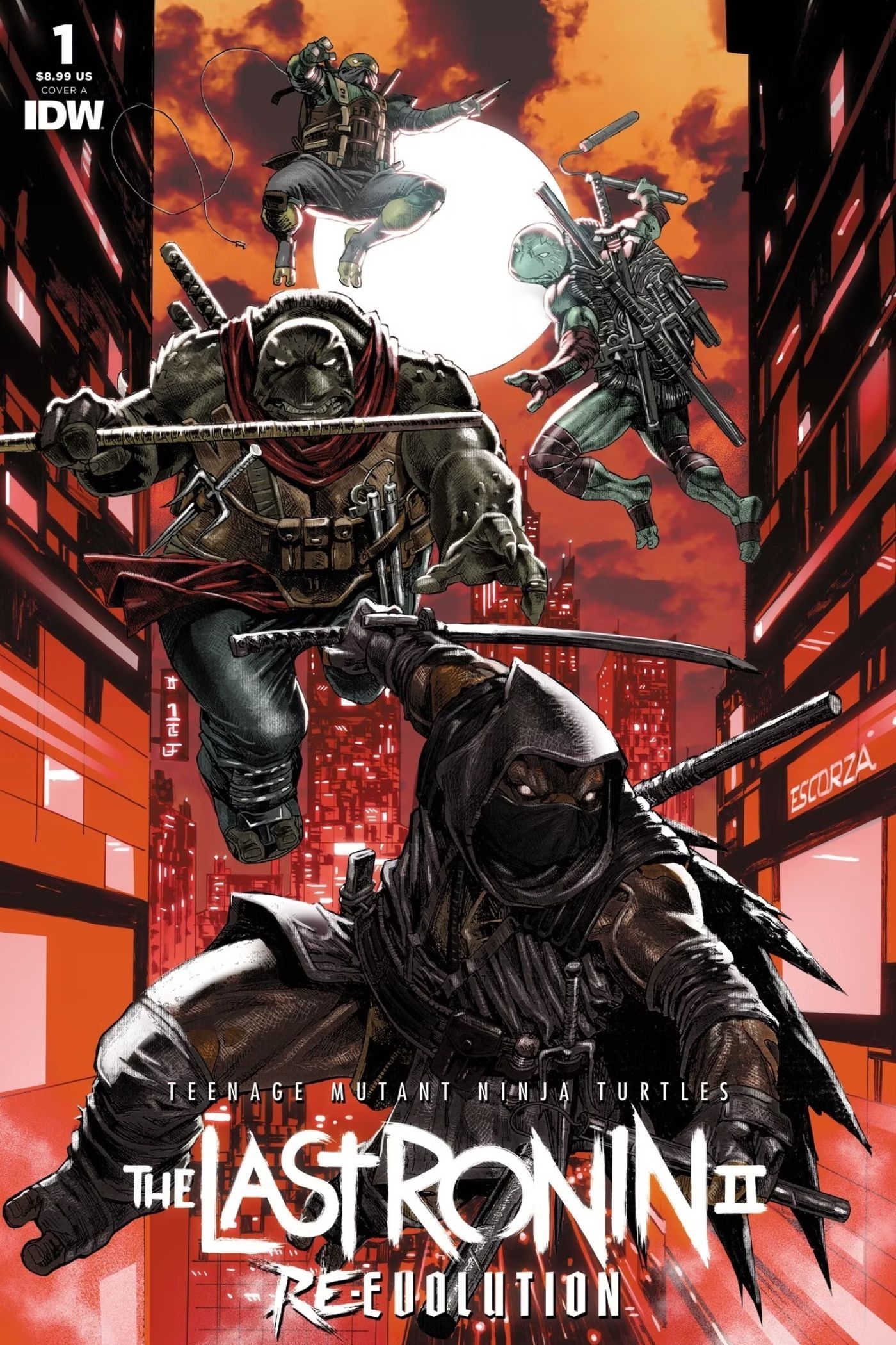 Cover of Teenage Mutant Ninja Turtles: The Last Ronin II - Re-Evolution #1.