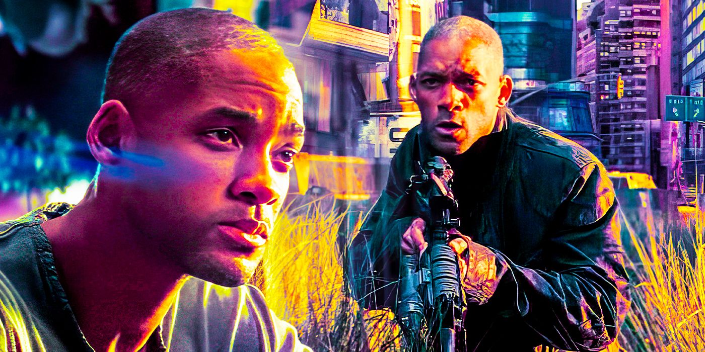 Composite image of Will Smith in I Am Legend