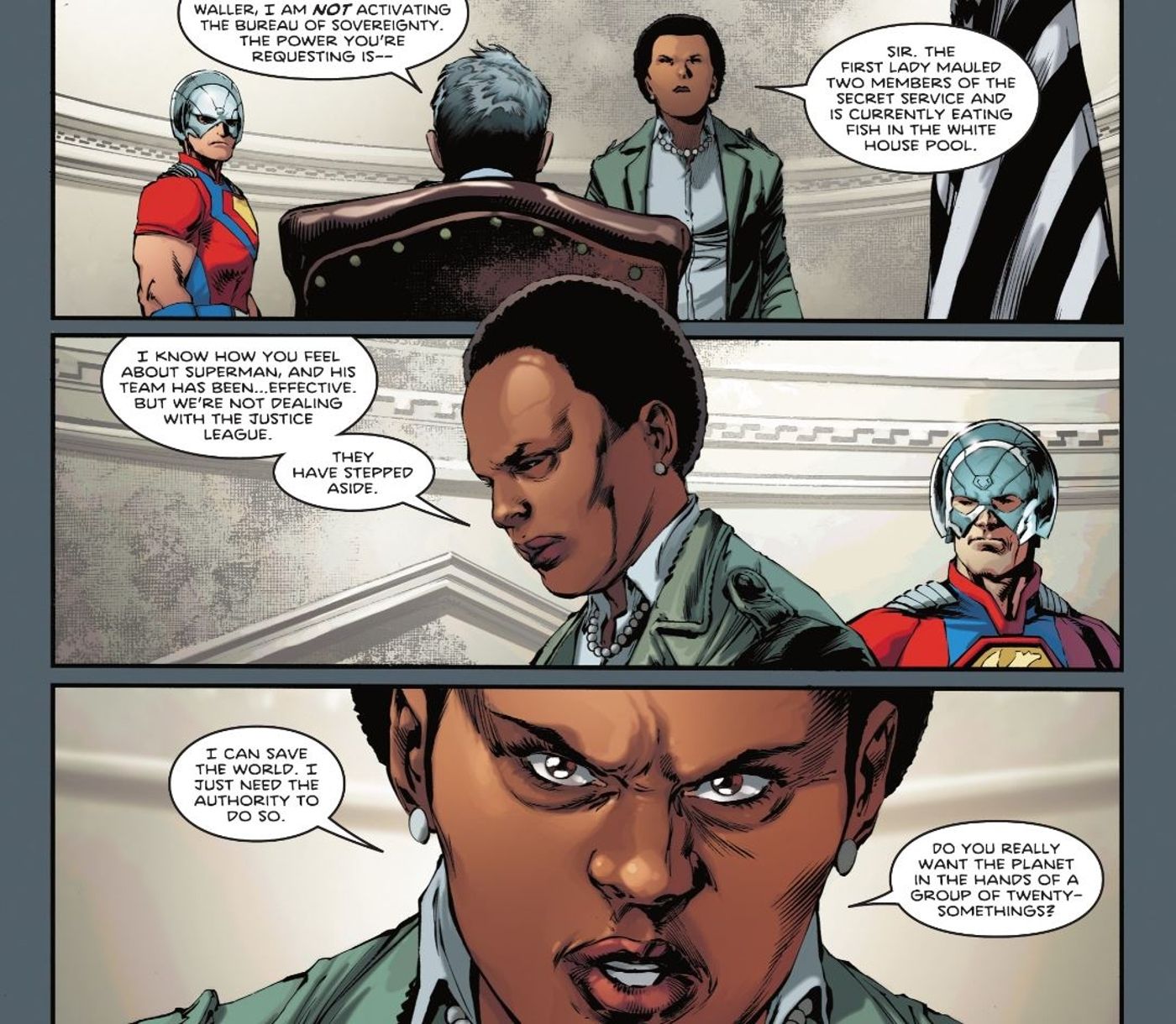 Amanda Waller Requests the Bureau of Sovereignty DC