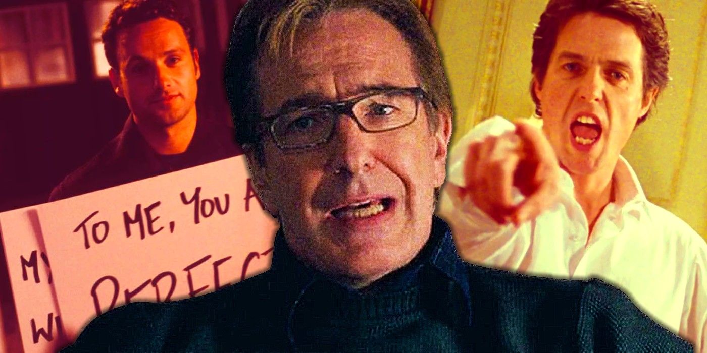 Andrew Lincoln, Hugh Grant and Alan Rickman in Love Actually