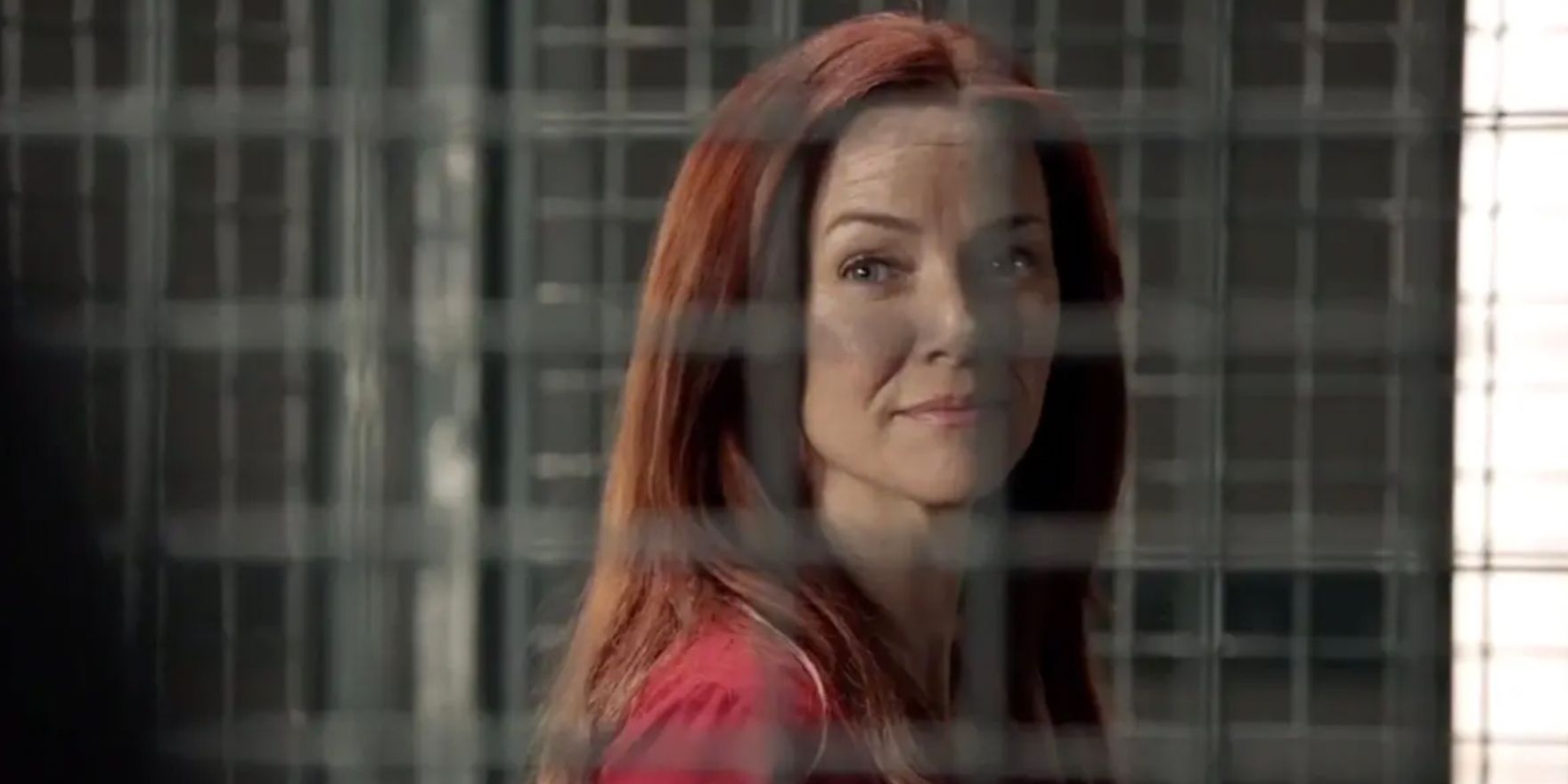Annie Wersching as Rosalind behind bars in The Rookie