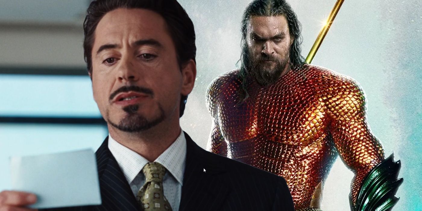 Aquaman and Iron Man from the 