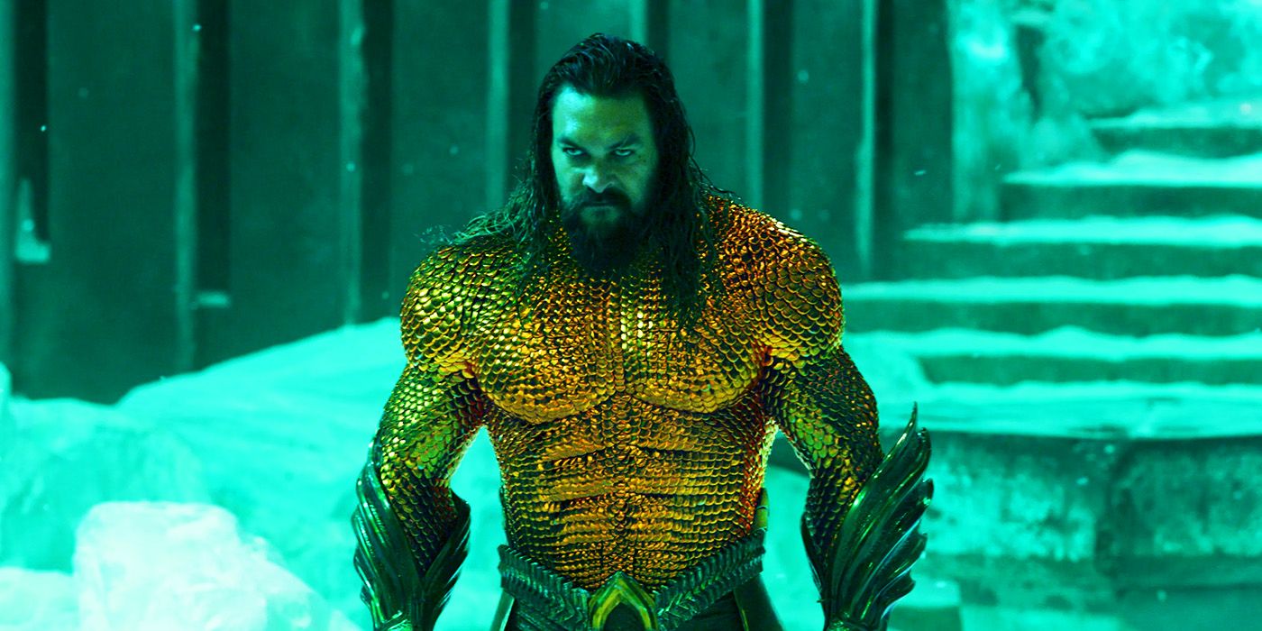 Arthur Curry in costume in Aquaman and the Lost Kingdom