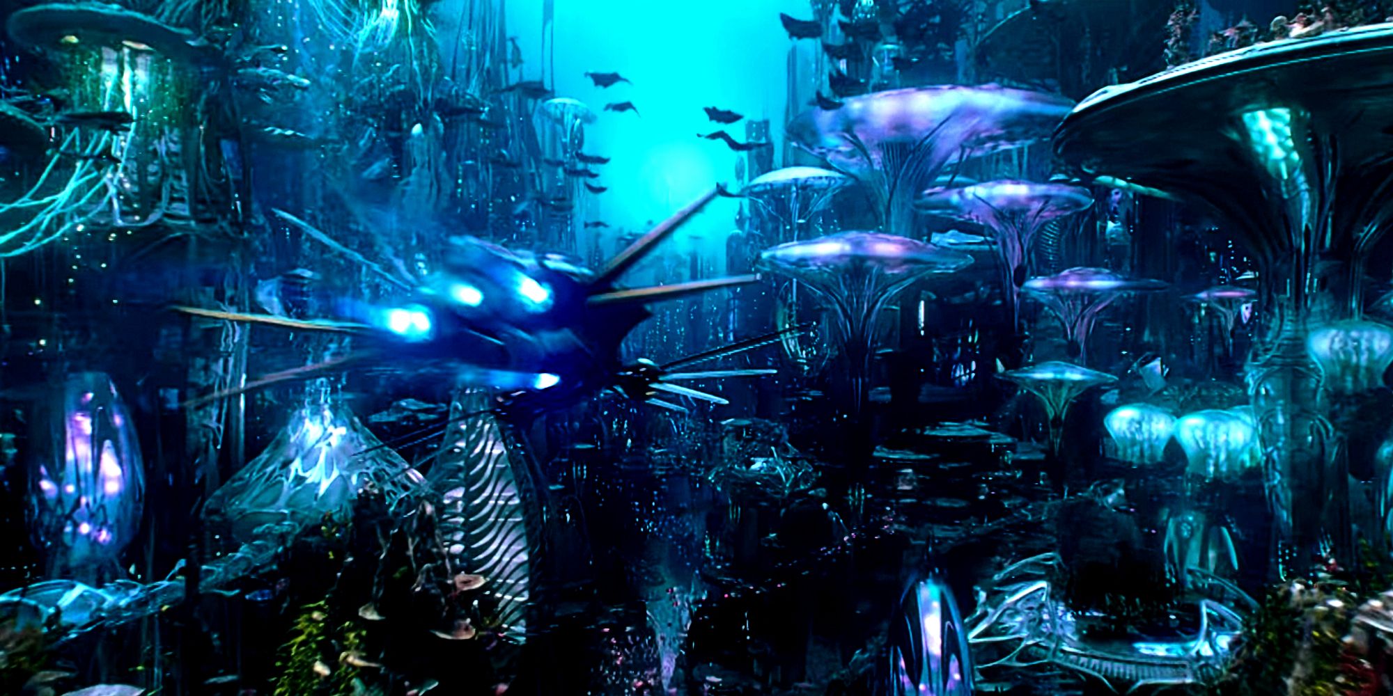 Atlantis Underwater City in The DCEU's Aquaman 2018 Movie