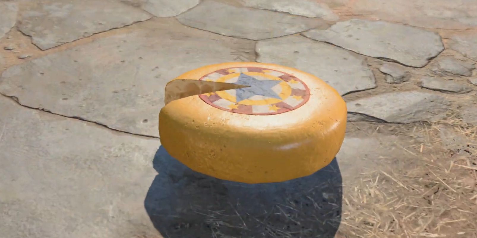 A player transformed into a Wheel Of Cheese in Baldur's Gate 3.