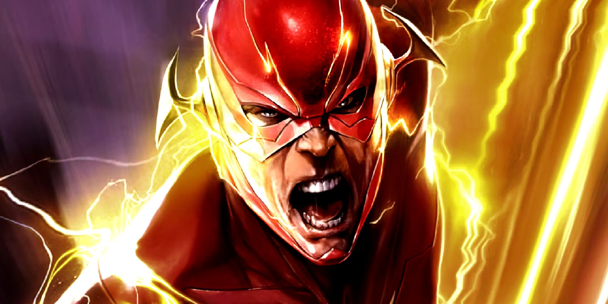 Barry Allen a.k.a. The Flash Running in DC Comics
