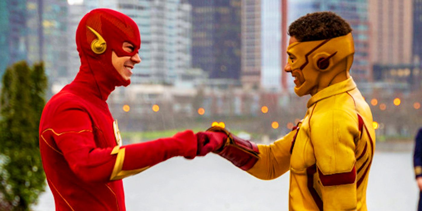 Barry Allen and Wally West in The Flash