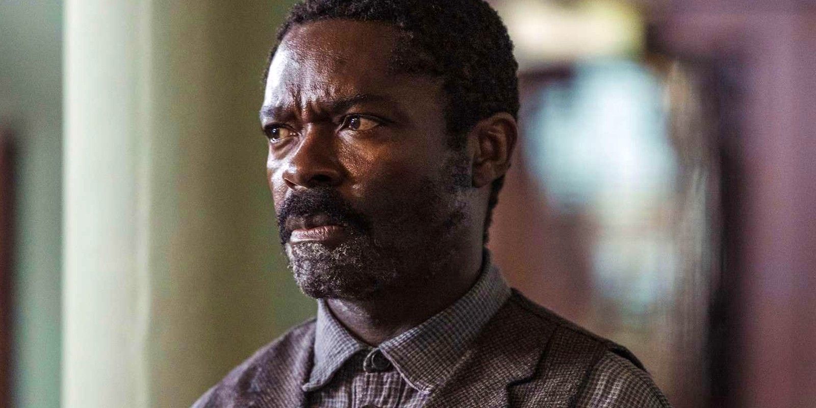 David Oyelowo as Bass Reeves looking to the side in Lawmen