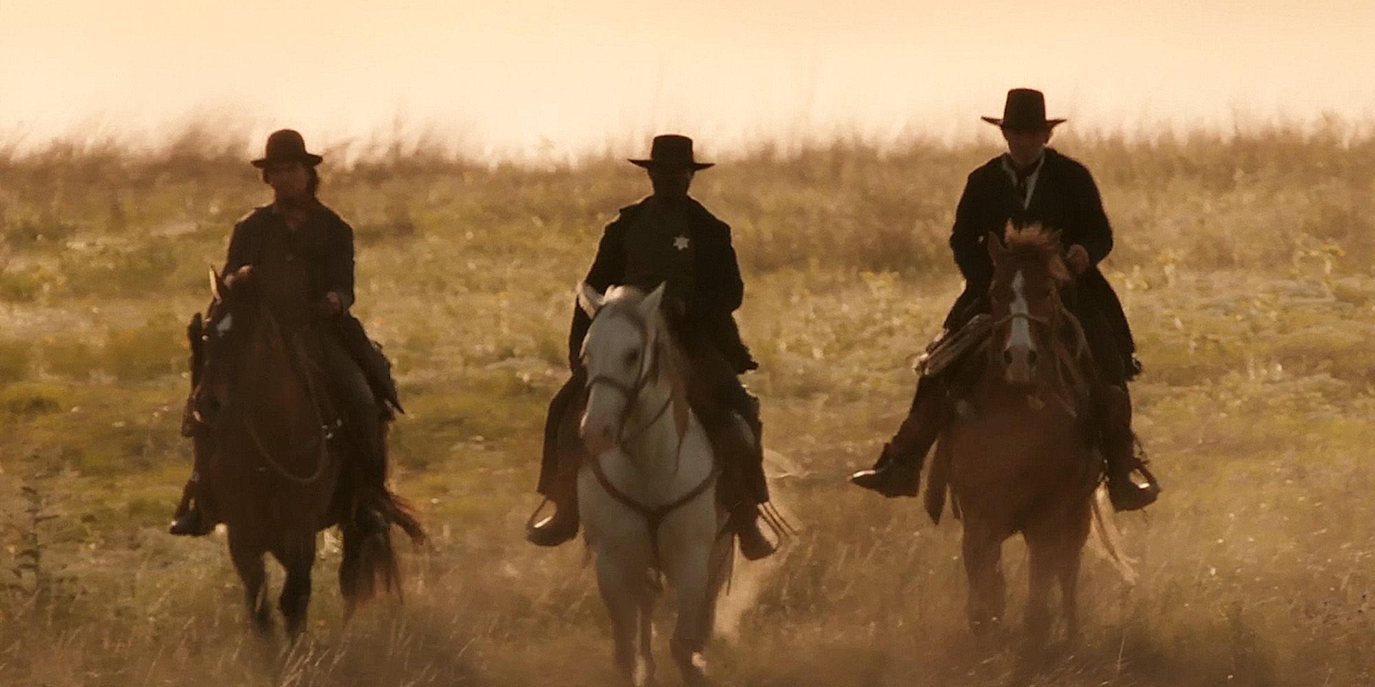 Bass Reeves riding in Lawmen Bass Reeves episode 7