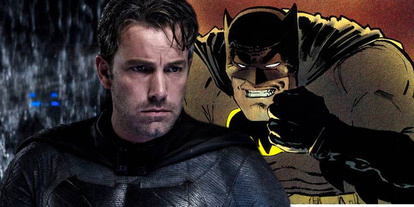 Ben Affleck as Batman in the DCEU and Batman The Dark Knight Returns