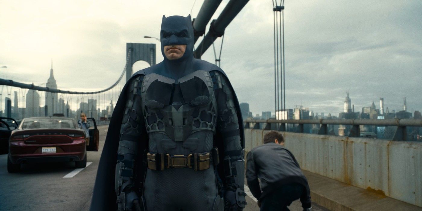 O Batman de Ben Affleck está em uma ponte em The Flash