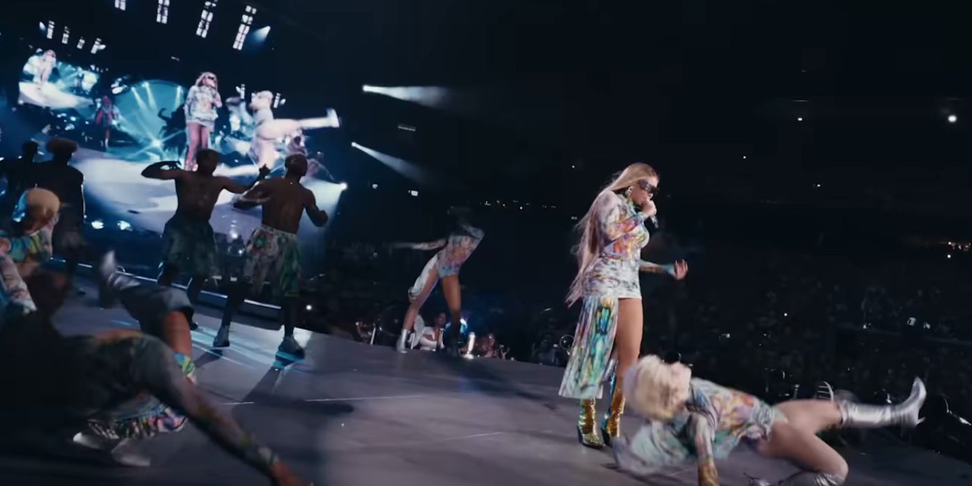 Beyonce performing Break My Soul on her Renaissance Tour