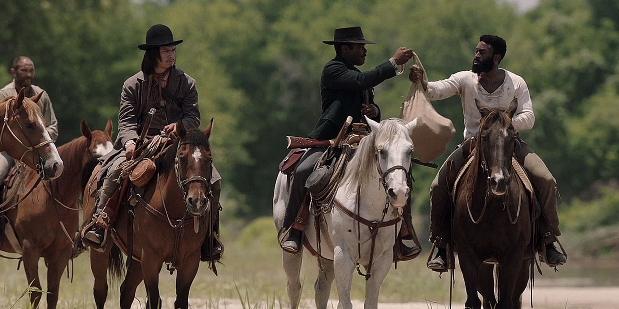 Billy Crow and Jackson Cole in Lawmen Bass Reeves finale