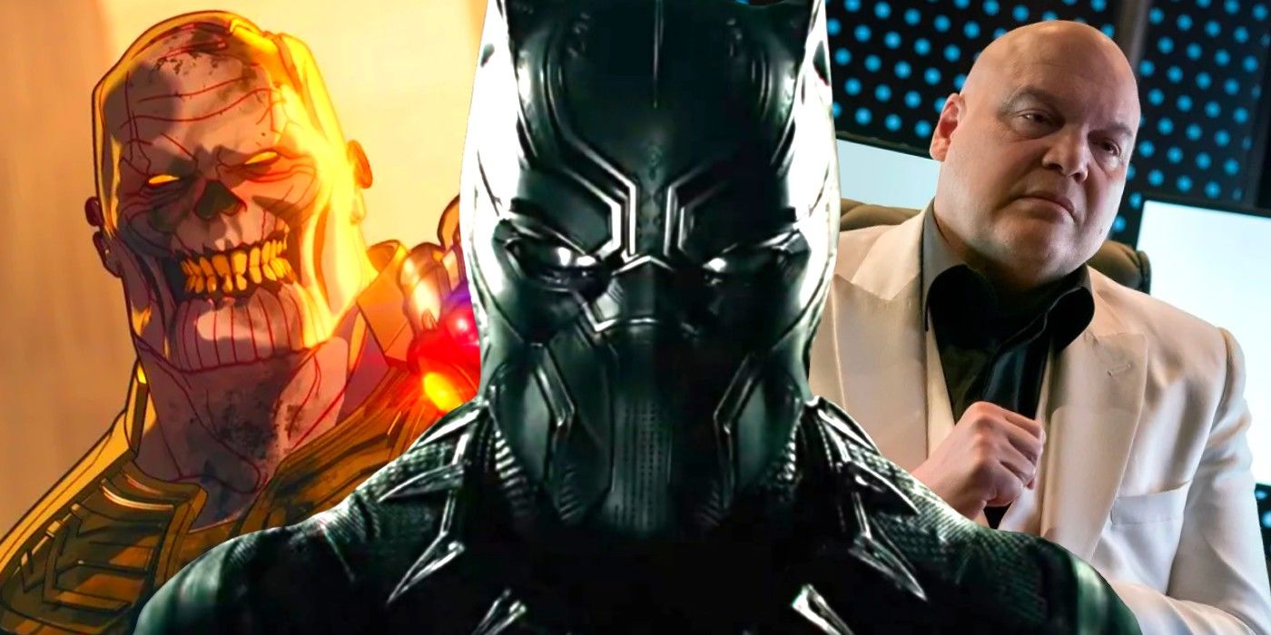 Black Panther, Zombie Thanos and Kingpin