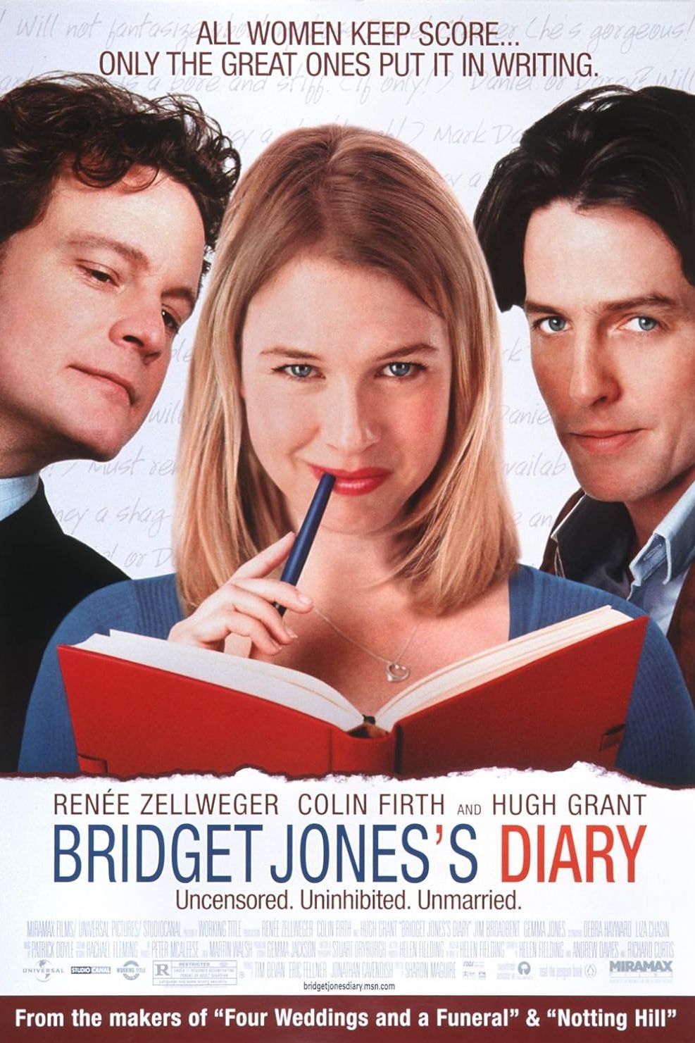 Bridget Jones Diary 2001 Movie Poster