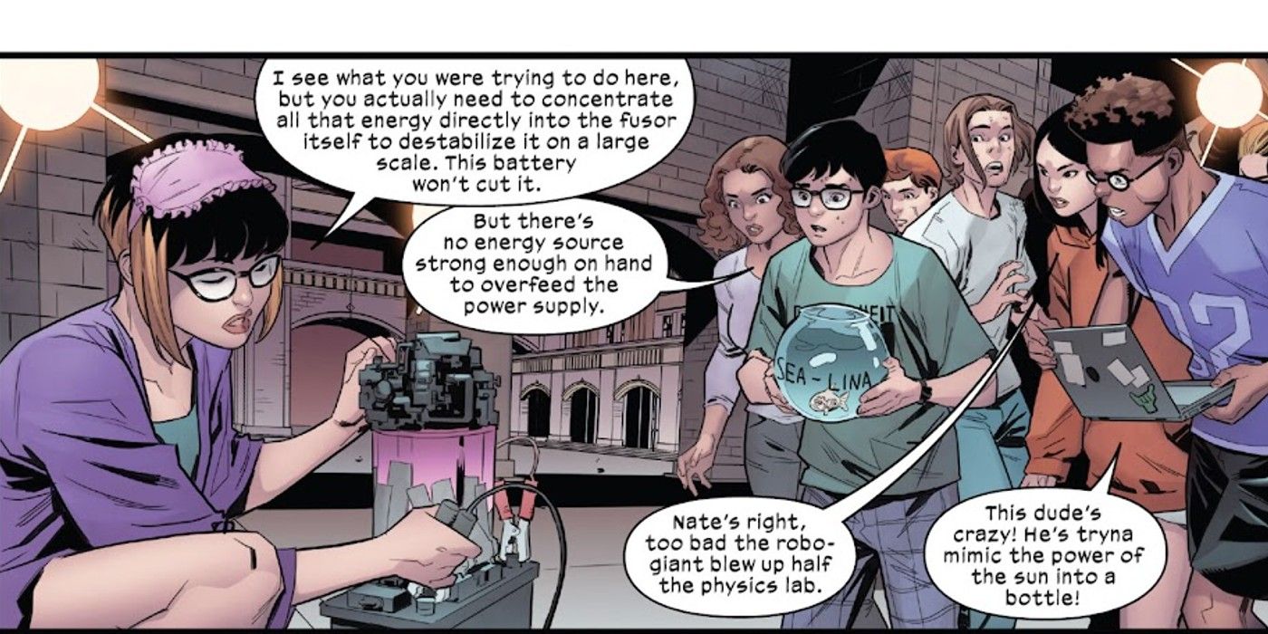 Bruno and friends help Ms Marvel