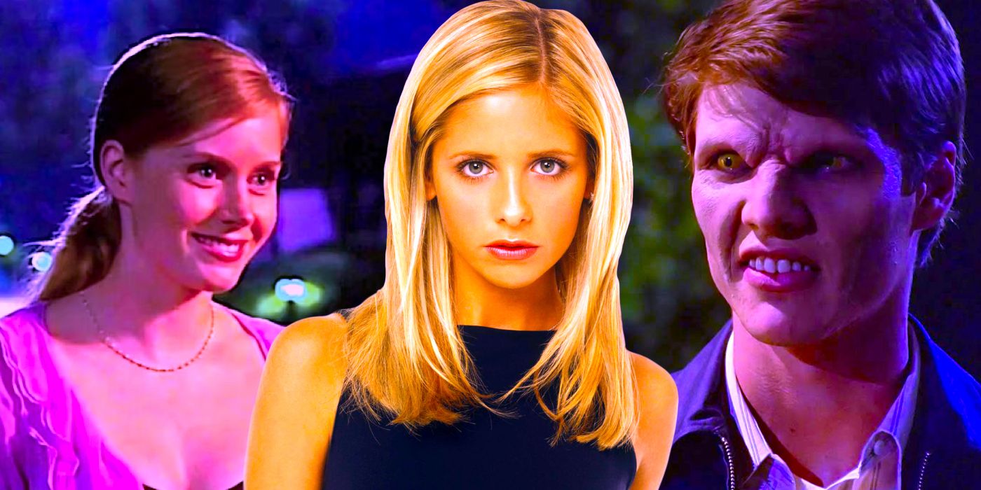 Buffy The Vampire Slayer composite image with Amy Adams, Sarah Michelle Gellar, and Pedro Pascal