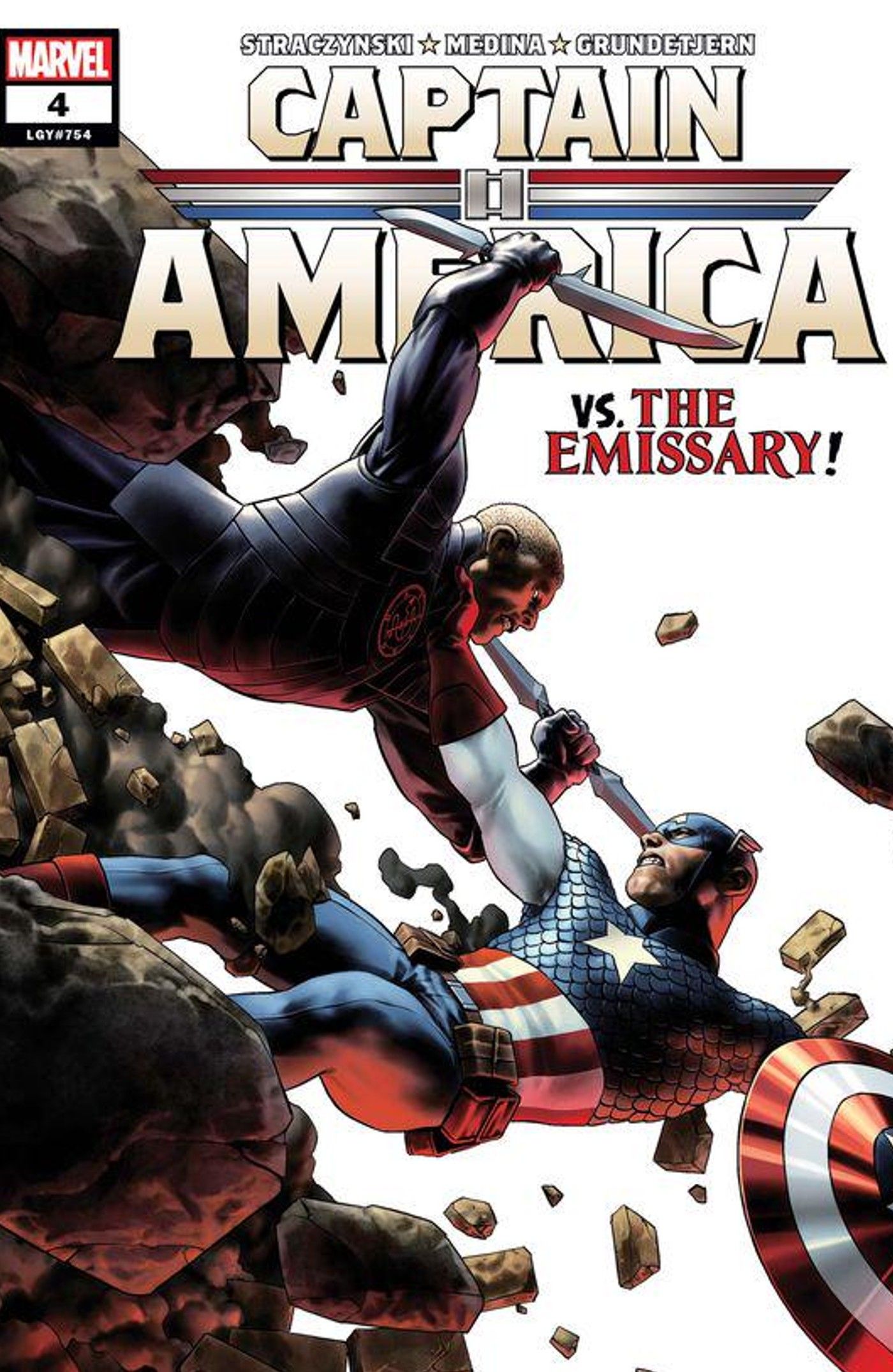 Captain America #4 (2023) cover by Jesus Saiz