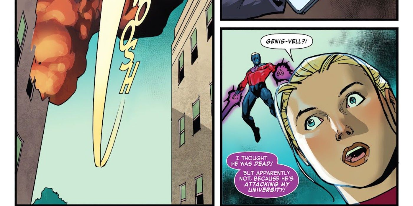 Captain Marvel learns Genis-Vell is alive