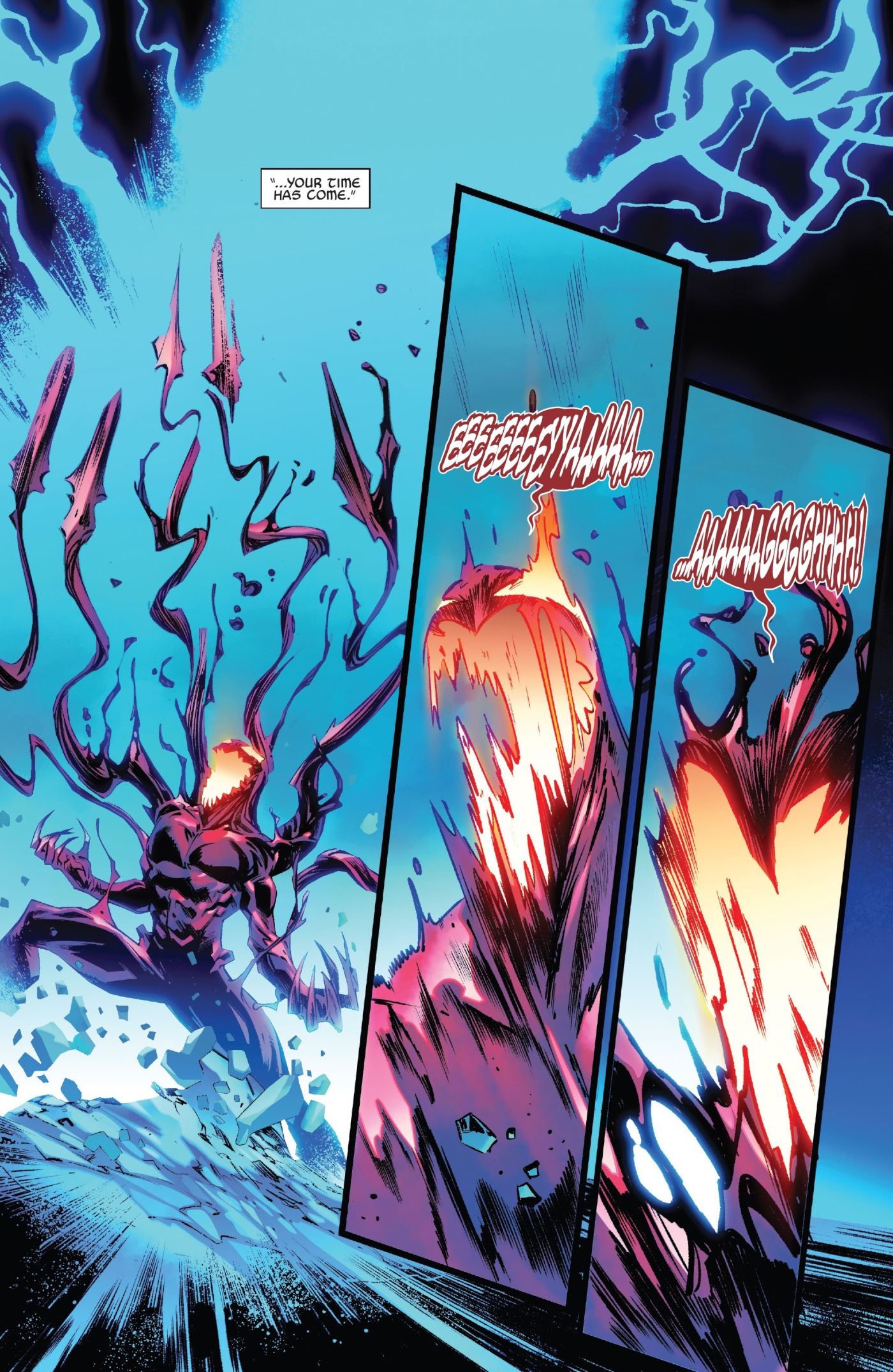 Carnage Is Blasted By Celestial Enerrgy