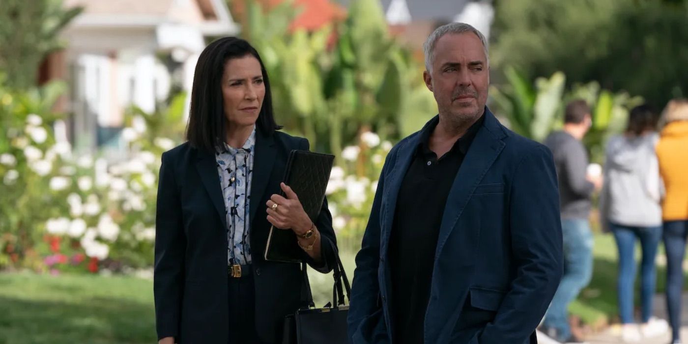 Mimi Rogers and Titus Welliver in Bosch: Legacy