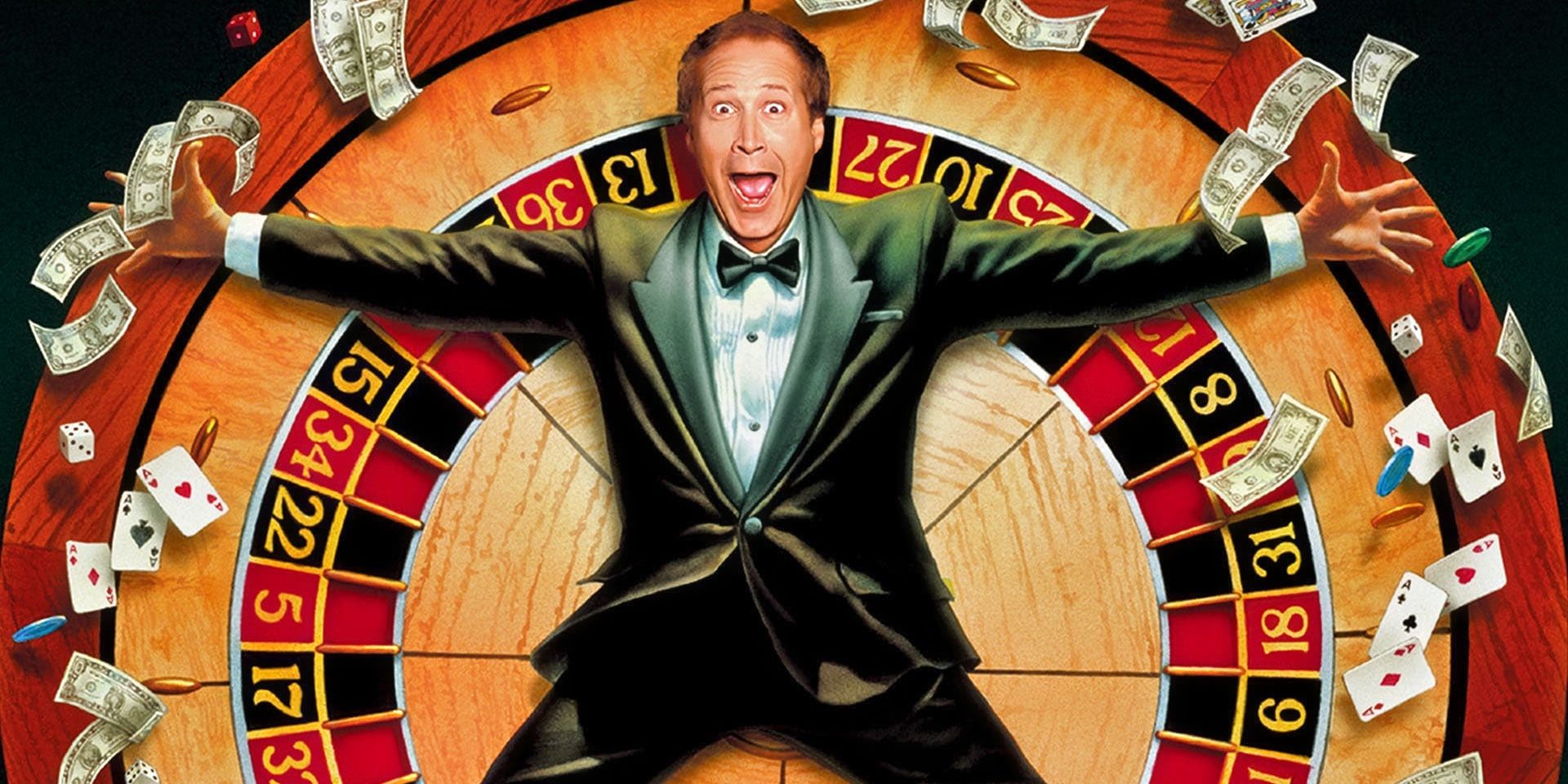 chevy chase in the poster for vegas vacation
