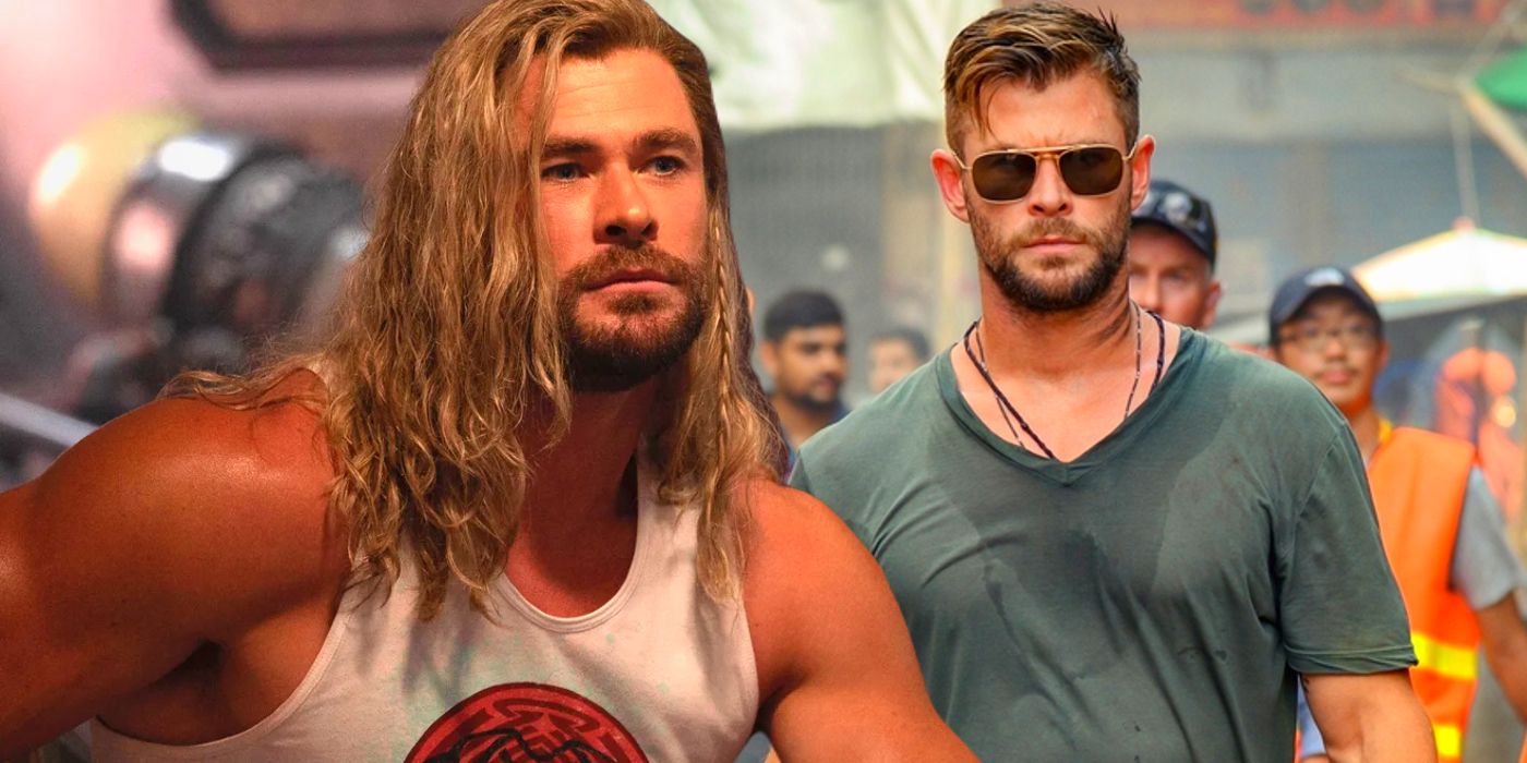 Chris Hemsworth in Thor: Love and Thunder and Extraction