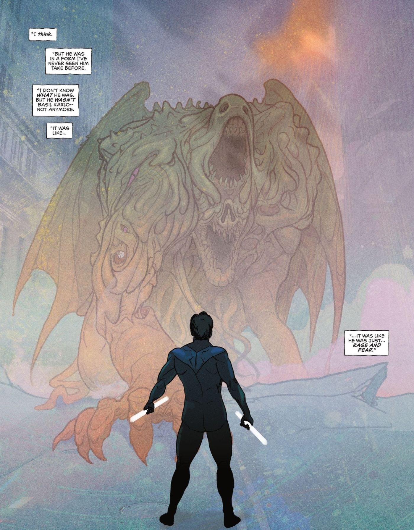 Clayface unleashes his true form (Batman: City of Madness #2)