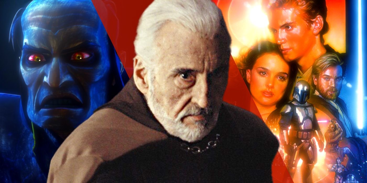Count Dooku, Sifo-Dyas, and Attack of the Cones Poster