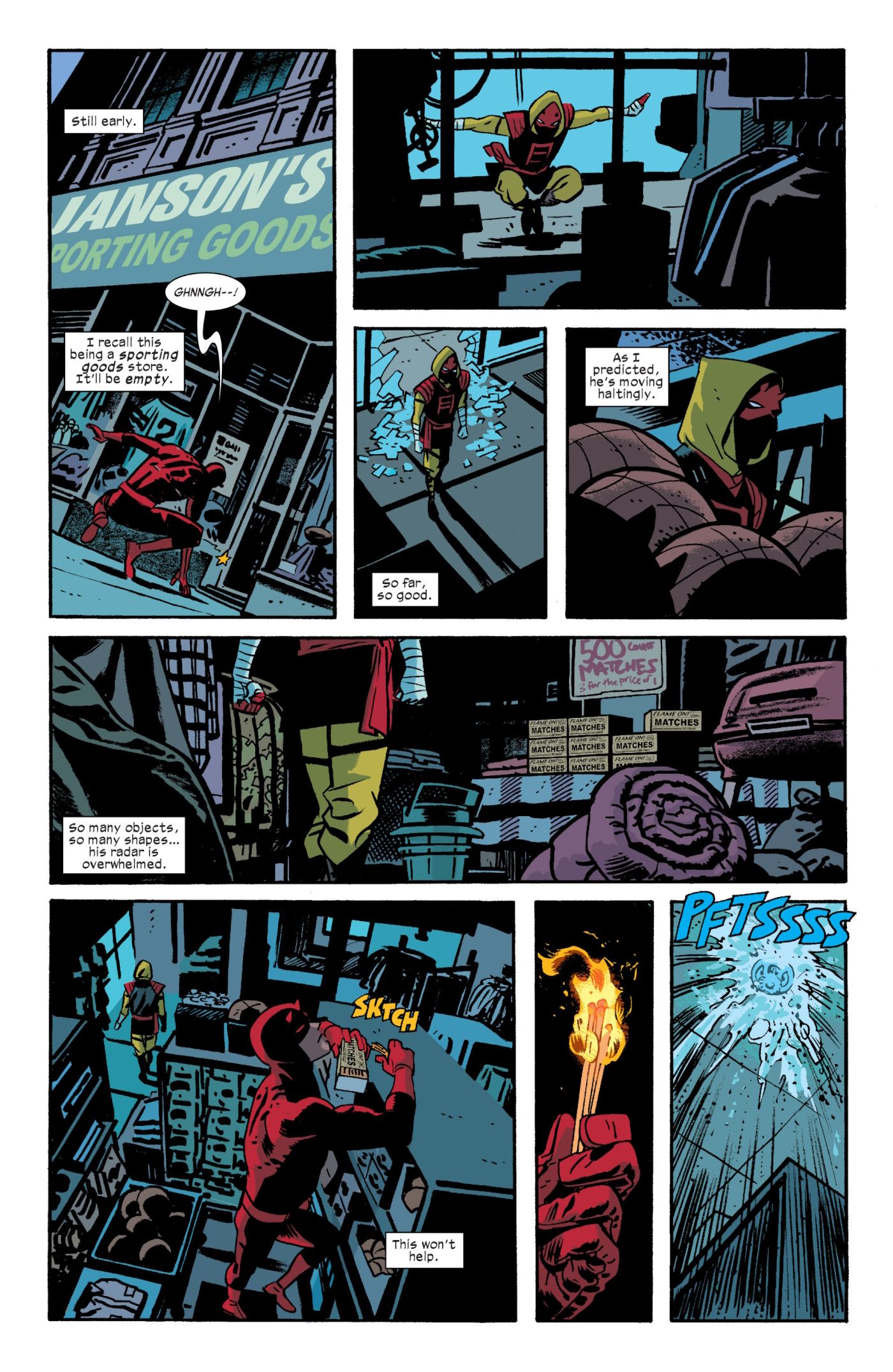 Daredevil Leads Ikari Into A Trap
