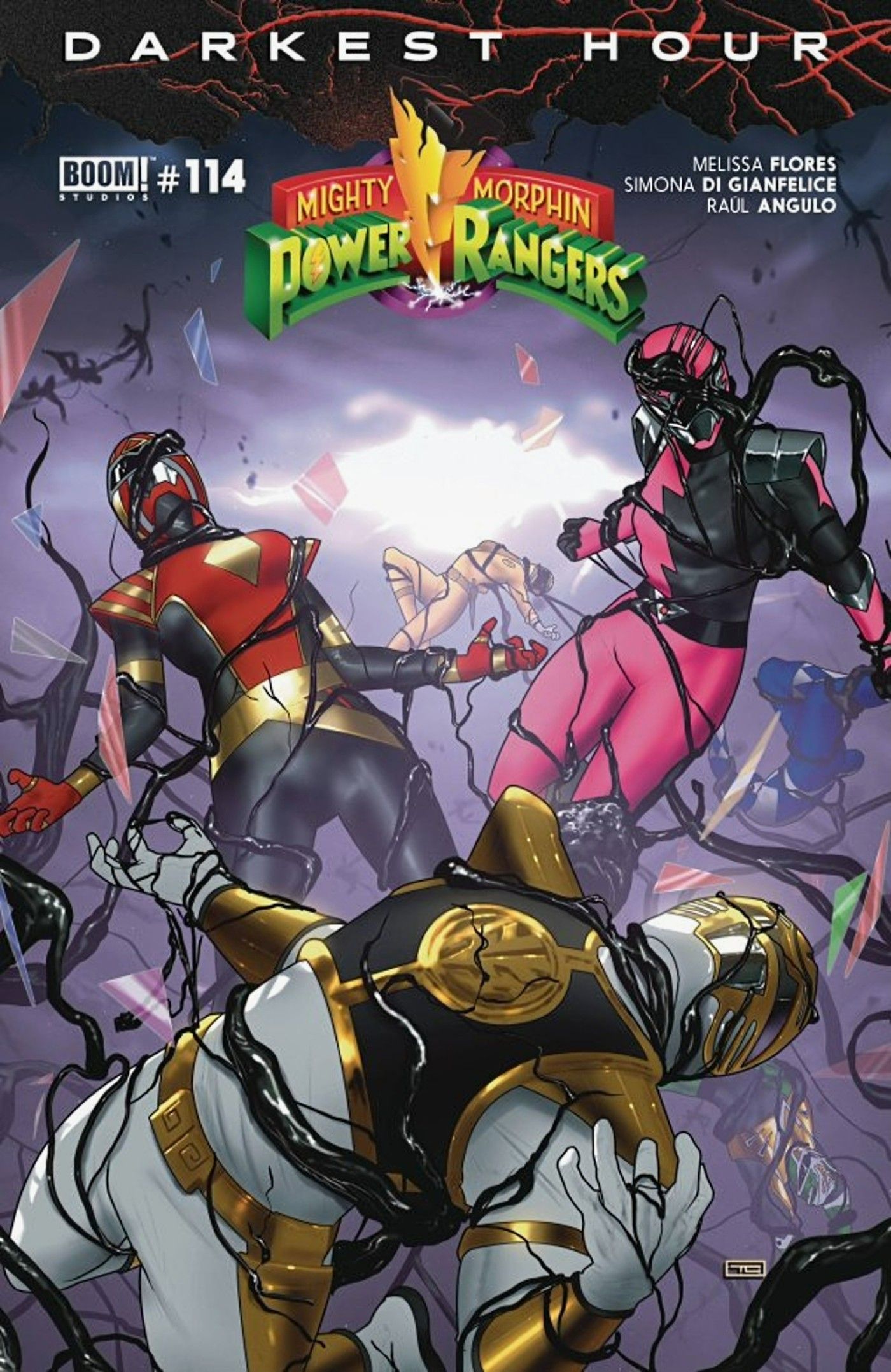 cover for Mighty Morphin' Power Rangers #114