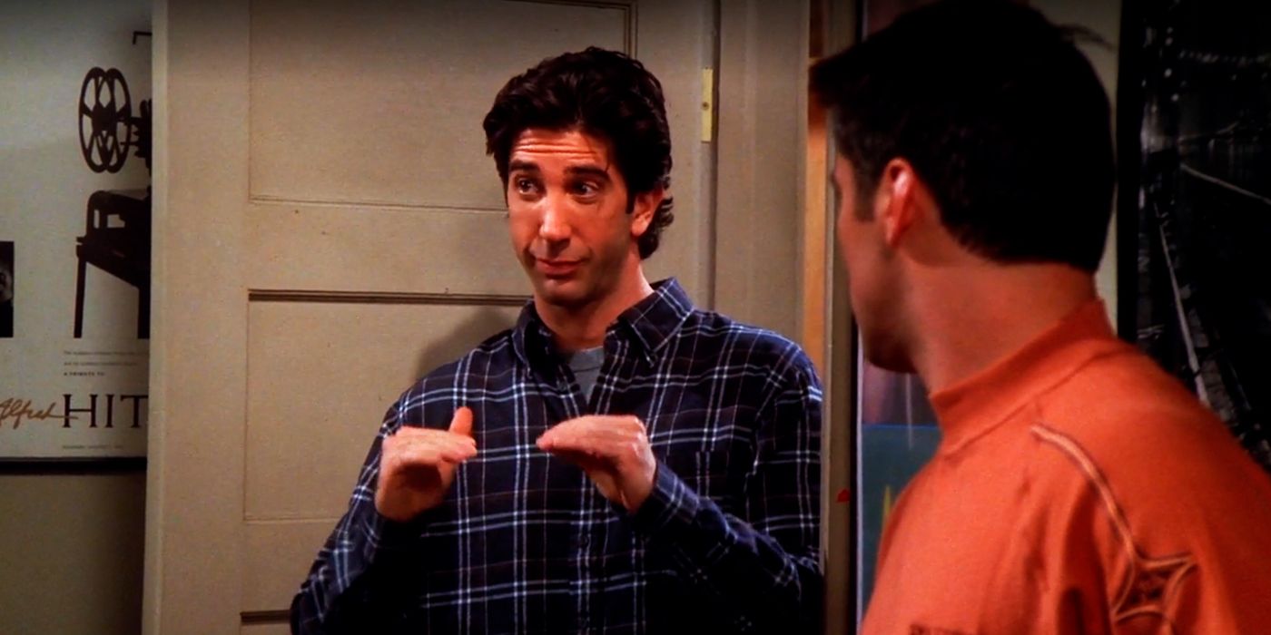 Ross Asking For Silence In Friends 