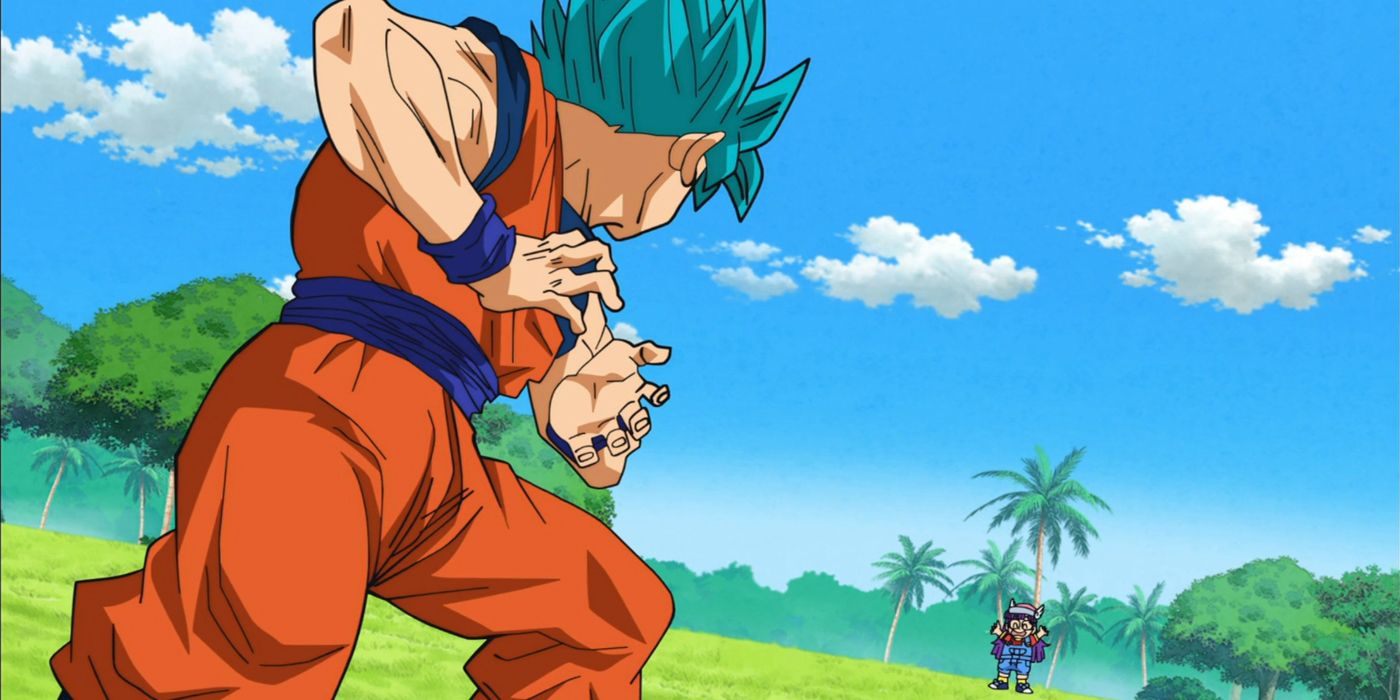 Dragon Ball Super: Super Saiyan Blue Goku vs. Arale