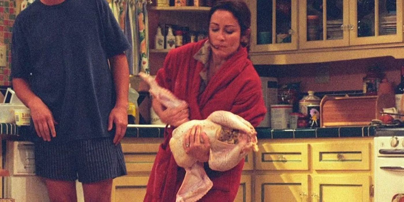 Debra dropping the turkey in Everybody Loves Raymond