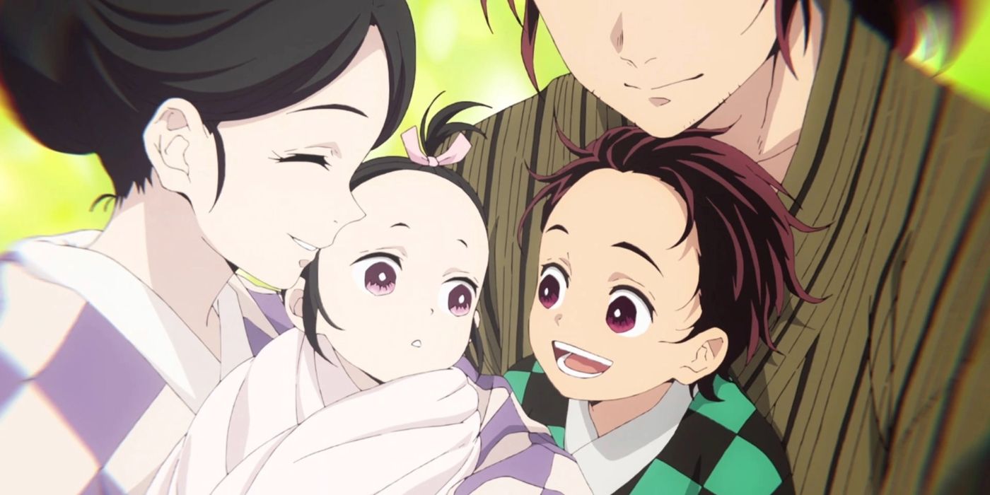 Demon Slayer Kimetsu no Yaiba – Tanjirou e Nezuko ainda bebês