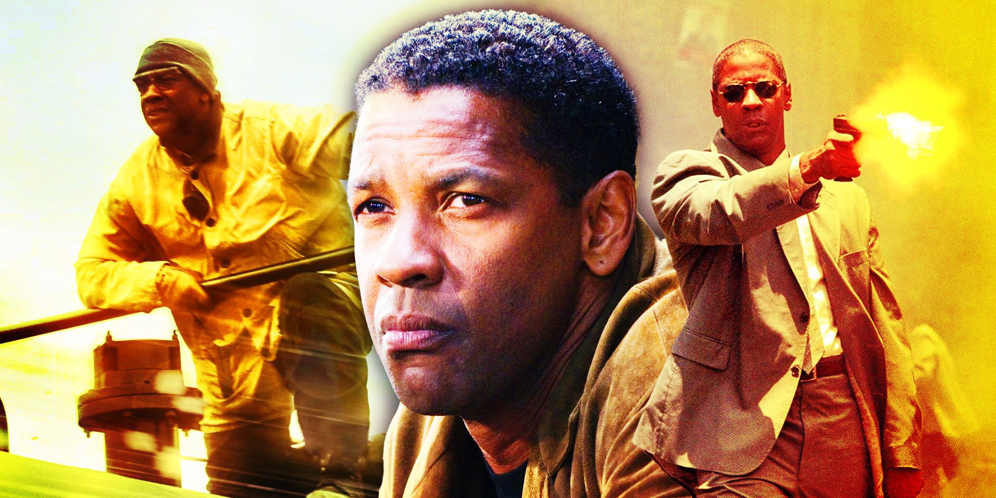 Denzel Washington as John W. Creasy from Man on Fire and Frank Barnes from Unstoppable