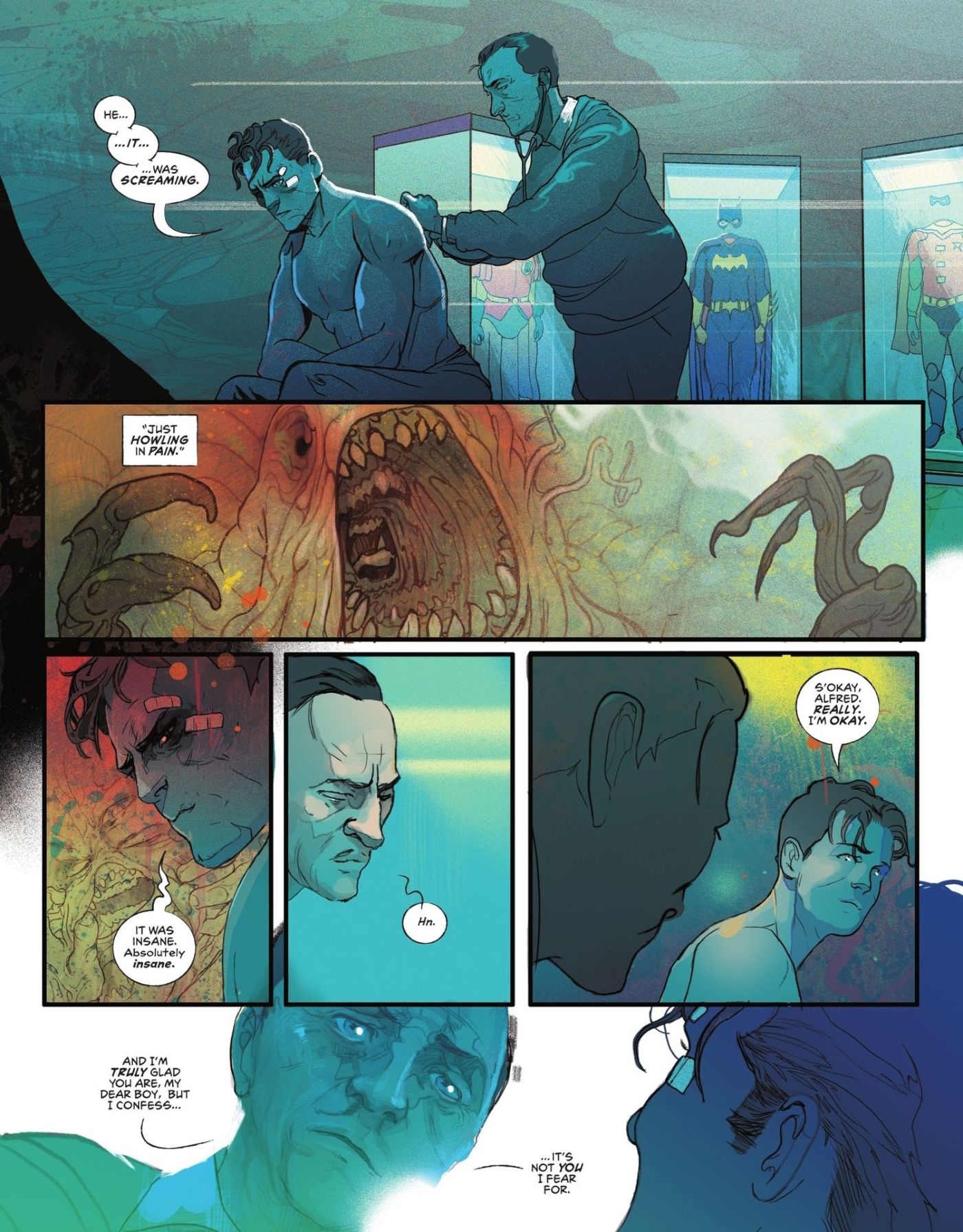 Dick admits that Clayface nearly killed him