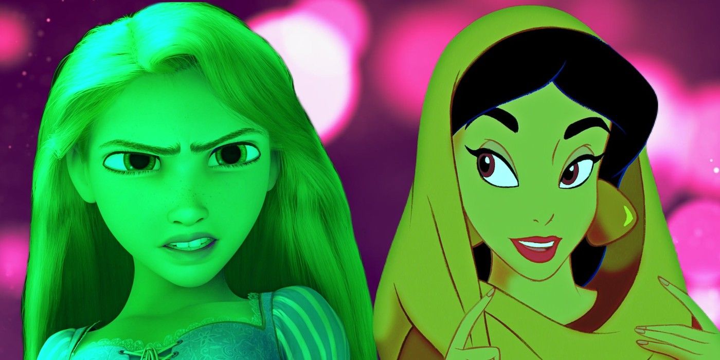Custom image of Rapunzel (Tangled) and Jasmine (Aladdin)