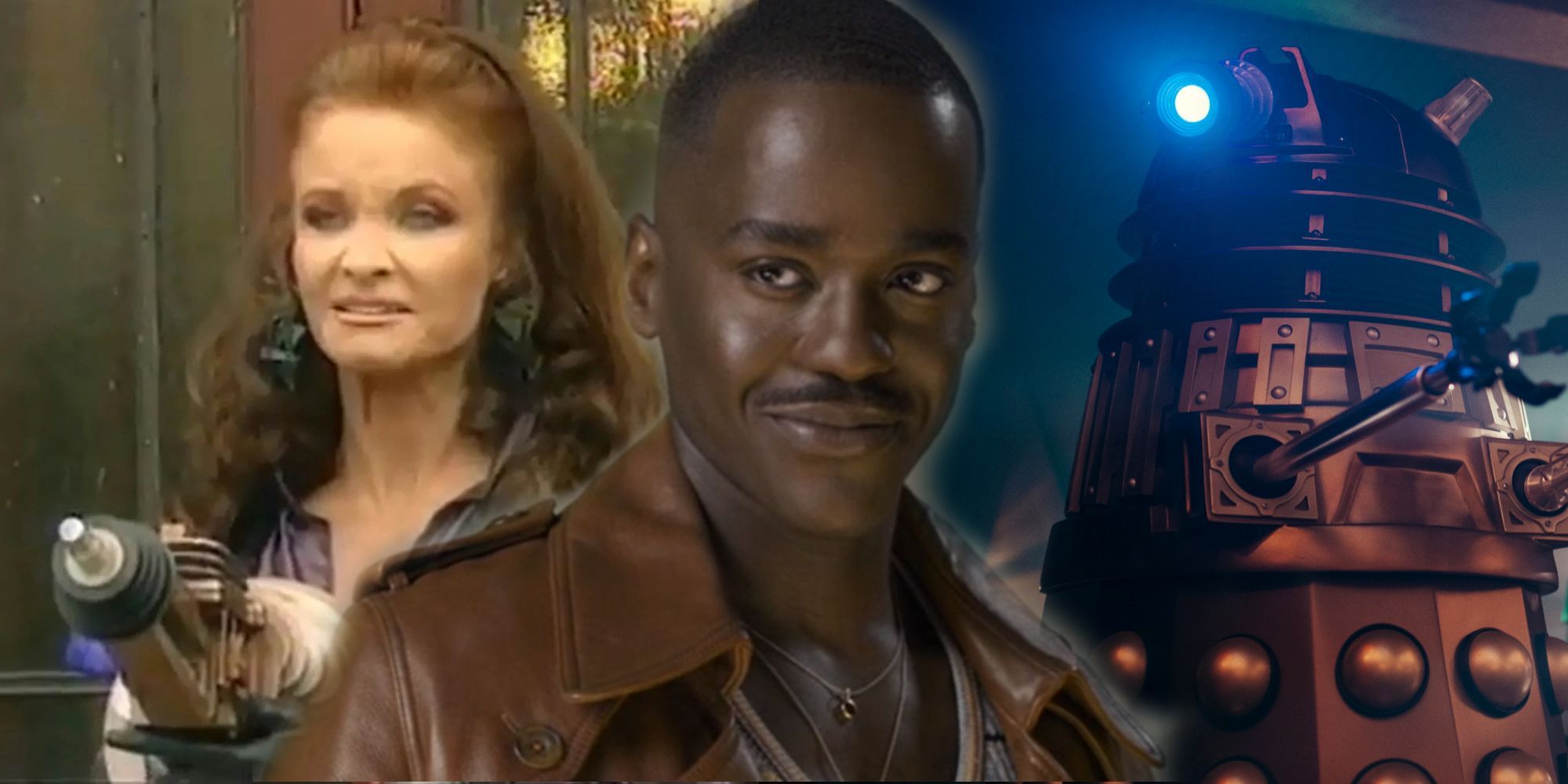 Doctor Who Kate O'Mara and Ncuti Gatwa as the Rani and the Fifteenth Doctor