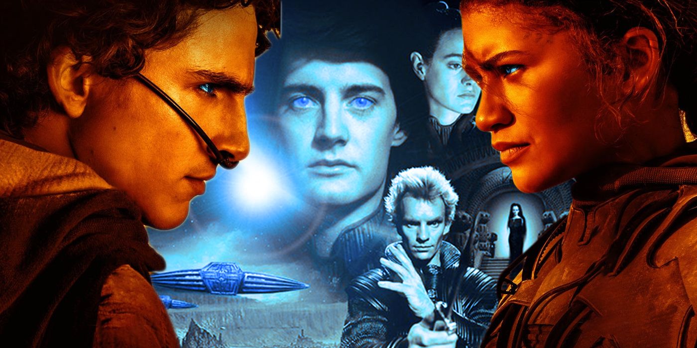 Paul Atreides And Chani With 1984&rsquo;s Dune&rsquo;s Poster As The Background