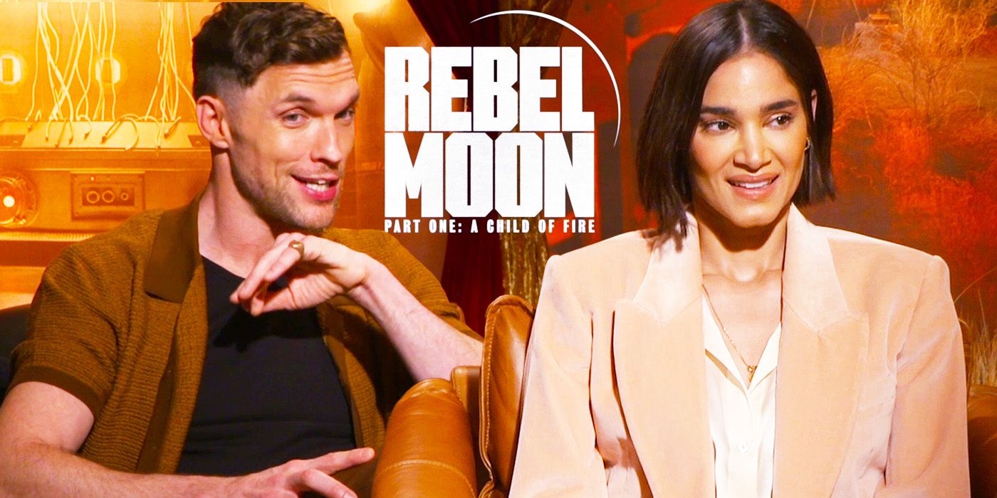 image of Ed Skrein & Sofia Boutella's Rebel Moon interview