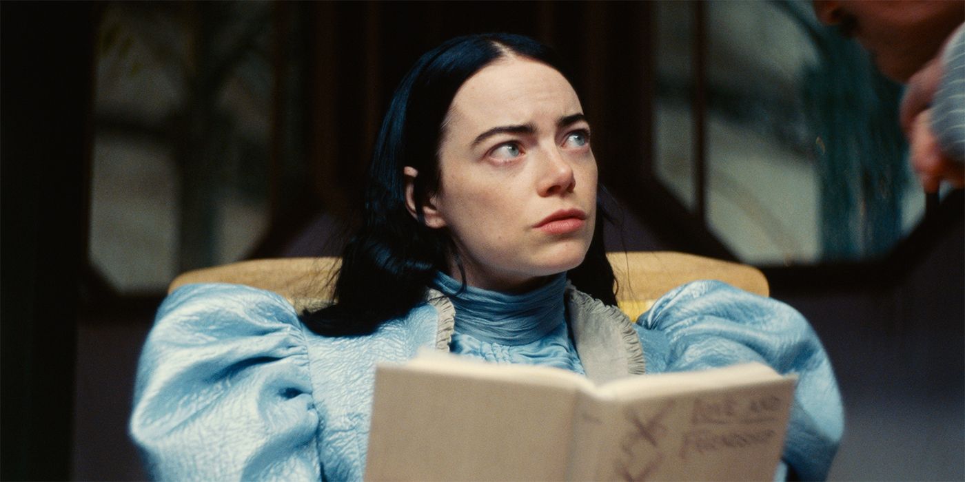 emma stone reading in poor things
