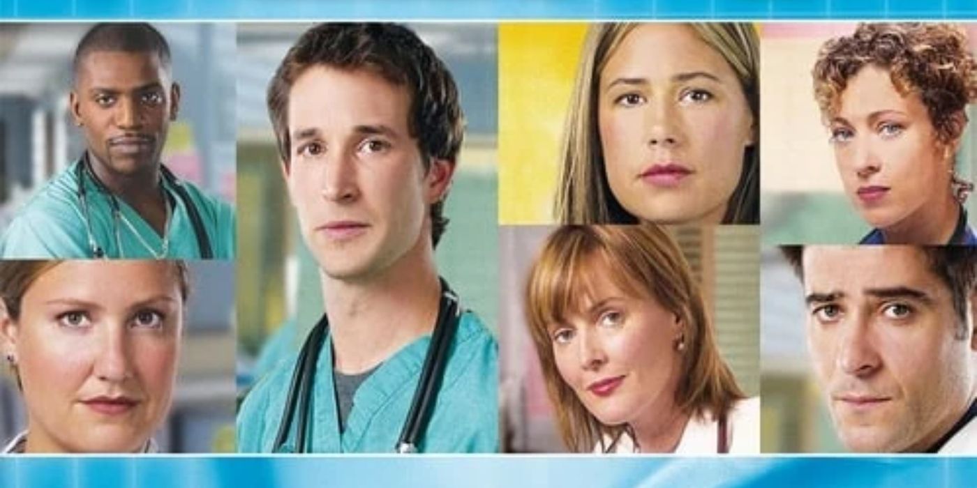 The Cast of ER Season 9 on the DVD cover
